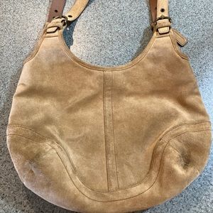 Coach Vintage Yellow/Beige Shoulder Bag
